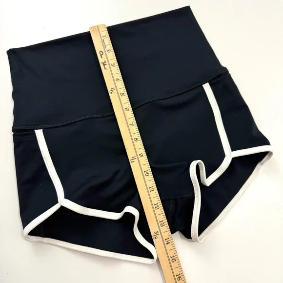Fp Movement By Free People Fitted Shorts Island Time Shorts Black Sz S Coastal - Picture 12 of 16